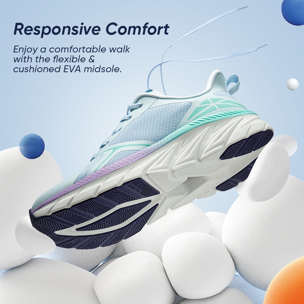 [AllSwifit 1.0] Women's Mesh Lifestyle Sneakers - LIGHT BLUE - 4